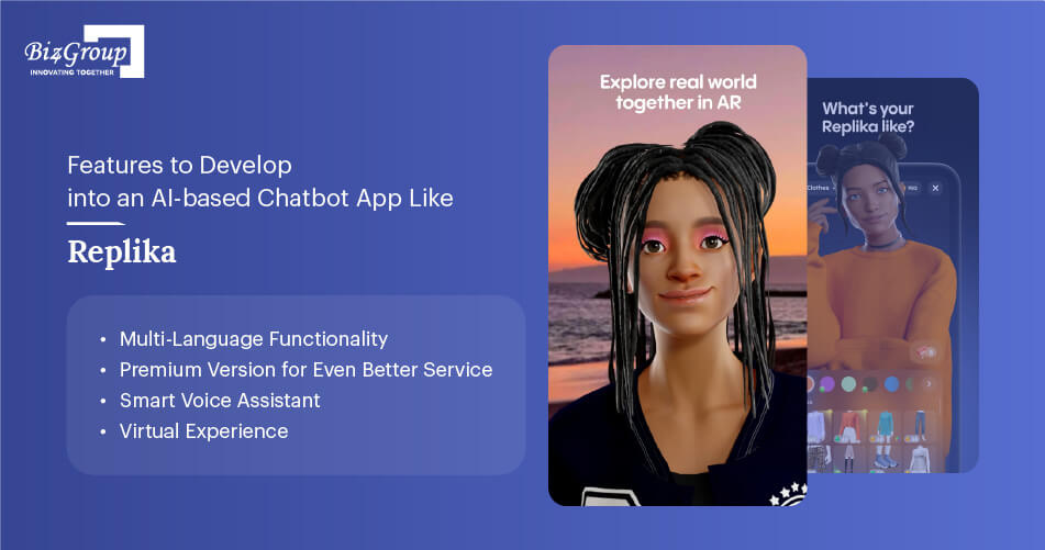 features-to-develop-into-an-ai-based-chatbot-app-like-replika